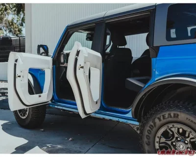 Anderson Composites Front and Rear Halo Doors Ford Bronco 4 Door 2021-2023 CLEARANCE - VR-BRCO-DOORS