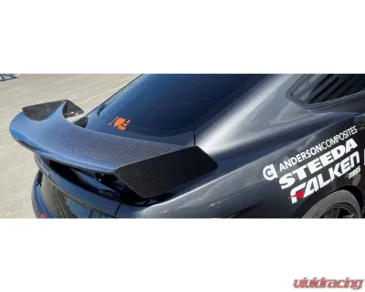 Anderson Composites Carbon Fiber High Wing Spoiler Ford Mustang Shelby GT500 Type-TPW 2020-2023 - AC-RS20FDMU500-TPW