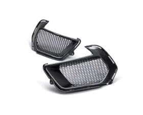 Anderson Composites Carbon Fiber Front Bumper Air Duct Bezels (Pair) Ford Mustang Mach 1 2021-2023