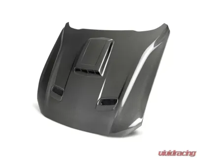 Anderson Composites Type-Sk Carbon Fiber Double Sided Hood Ford Mustang Mach 1 2021-2023 - AC-HD21FDMUM1-SK-DS