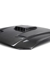 Anderson Composites Type-Sk Carbon Fiber Double Sided Hood Ford Mustang Mach 1 2021-2023                                     - AC-HD21FDMUM1-SK-DS - Image 2
