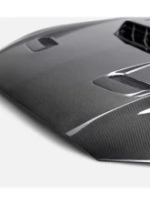 Anderson Composites Type-Sk Carbon Fiber Double Sided Hood Ford Mustang Mach 1 2021-2023                                     - AC-HD21FDMUM1-SK-DS - Image 4