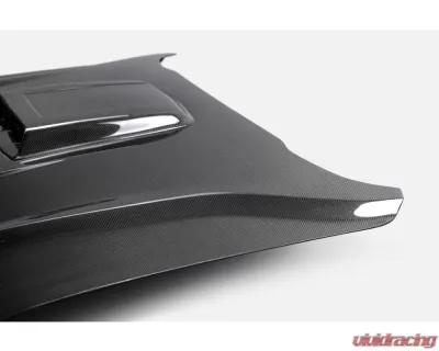 Anderson Composites Type-Sk Carbon Fiber Double Sided Hood Ford Mustang Mach 1 2021-2023 - AC-HD21FDMUM1-SK-DS