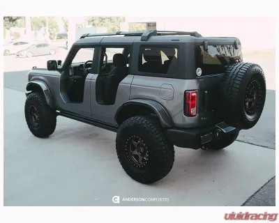 Anderson Composites Front Roadster Doors (Pair) Ford Bronco 4DR 2021-2023 - AC-DD21FDBR4D-RD-F-GF