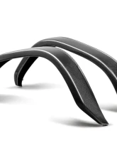 Anderson Composites Everglades Style Carbon Fiber Front Flares for Ford Bronco 4-Door 2021-2023                                     - AC-FLR22FDBREG-F - Image 2