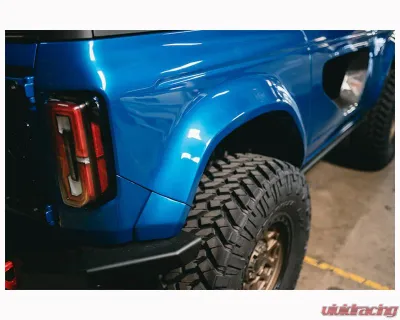Anderson Composites Fiber Rear Quarter Panel Ford Bronco 2021-2023 - AC-RQP21FDBR2D-W-GF