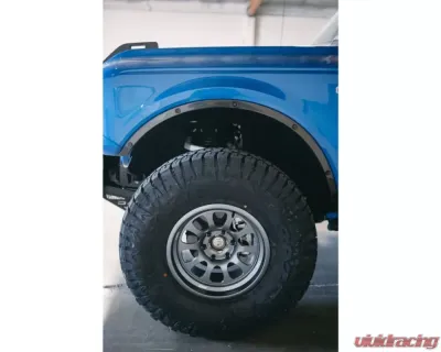 Anderson Composites Front & Rear Carbon Fiber Fender Flare Kit Ford Bronco 4-DR 2021+ - AC-FDL21FDBR4D