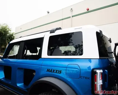 Anderson Composites Fiberglass with White Coating Hardtop Ford Bronco 4-Door 2021-2023 - AC-HT21FDBR4D-WT