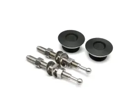 Anderson Composites Quik Latch Ql-38 Low Profile Hood Pin Kit Black No Lock