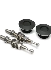 Anderson Composites Quik Latch Ql-38 Low Profile Hood Pin Kit Black No Lock                                     - HoodPins QL38LPBP - Image 5