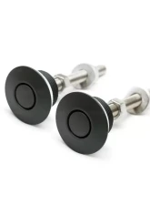Anderson Composites Quik Latch Ql-38 Low Profile Hood Pin Kit Black No Lock                                     - HoodPins QL38LPBP - Image 2