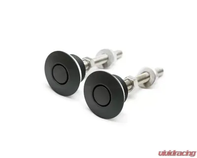 Anderson Composites Quik Latch Ql-38 Low Profile Hood Pin Kit Black No Lock - HoodPins QL38LPBP