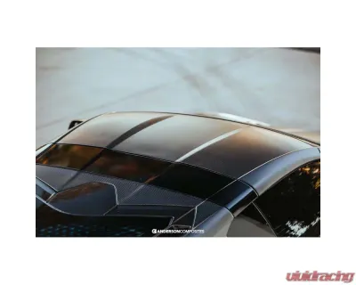 Anderson Composites Dry Carbon Fiber Roof Chevrolet Corvette C8 Stingray 2020-2024 - AC-CR20CHC8-DRY