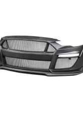 Anderson Composites Type-ST Fiberglass Front Bumper w/ Fiberglass Front Lip Ford Mustang Ecoboost | GT 2018-2023                                     - AC-FB18FDMU-ST-GF - Image 6