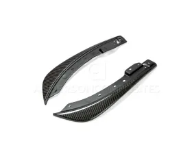 Anderson Composites Carbon Fiber Front Bumper Canards OEM-Style Dodge Challenger 2009-2014
