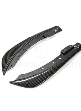 Anderson Composites Carbon Fiber Front Bumper Canards OEM-Style Dodge Challenger 2009-2014                                     - AC-FBC0910DGCH-OE - Image 3