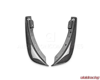 Anderson Composites Carbon Fiber Front Bumper Canards OEM-Style Dodge Challenger 2009-2014 - AC-FBC0910DGCH-OE