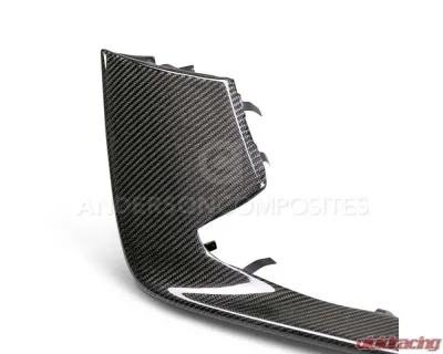 Anderson Composites Carbon Fiber Front Bumper Inserts for Ford Mustang GT350 2015-2023 - AC-FBI15MU350
