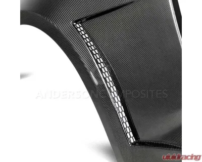 Anderson Composites 0.4 Inch Wide Type-SS Carbon Fiber Fenders Chevrolet Camaro 2016-2020 - AC-FF16CHCAM-SS