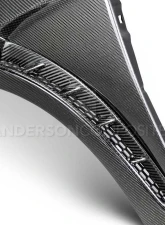 Anderson Composites Carbon Fiber Vented Fenders Pair for Ford Focus RS 2016-2018                                     - AC-FF16FDFO-GR - Image 4