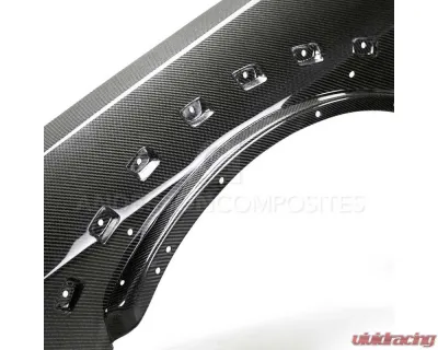 Anderson Composites Carbon Fiber Front Fenders (Pair) Dodge Demon 2018 - AC-FF18DGCHHC