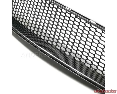 Anderson Composites Type-GT Carbon Fiber Upper Grille Ford Mustang GT | EcoBoost | V6 2015-2023 - AC-FG18FDMU-GT