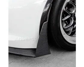 Anderson Composites Carbon Fiber Front Bumper Canards Chevrolet Corvette C7 Z06 2015-2018