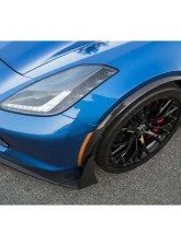 Anderson Composites Carbon Fiber Front Bumper Canards Chevrolet Corvette C7 Z06 2015-2018                                     - AC-FL14CHC7-Z6XC - Image 6