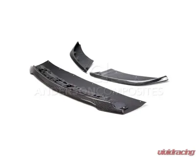 Anderson Composites 3pc Carbon Fiber Front Splitter Ford Mustang GT350R 2015-2023 - AC-FL15MU350