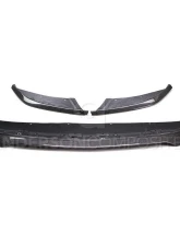 Anderson Composites 3pc Carbon Fiber Front Splitter Ford Mustang GT350R 2015-2023                                     - AC-FL15MU350 - Image 2