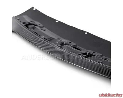 Anderson Composites 3pc Carbon Fiber Front Splitter Ford Mustang GT350R 2015-2023 - AC-FL15MU350