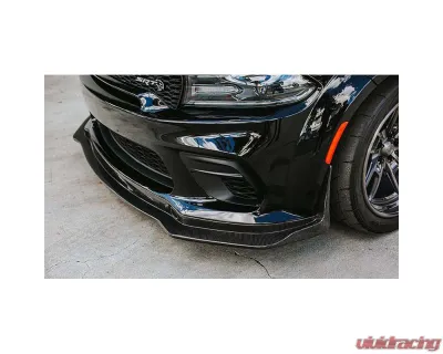 Anderson Composites Carbon Fiber Splitter/Lip Dodge 2020-2021 - AC-FL20DGCR-MB