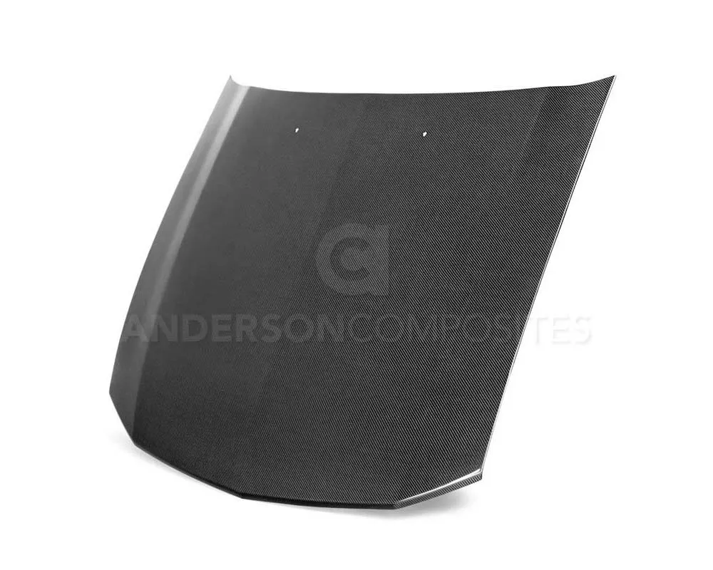 Anderson Composites Type-OE Carbon Fiber Hood Ford Mustang GT | GT500 | V6 2005-2009 - AC-HD0506FDMU-OE