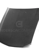 Anderson Composites Type-OE Carbon Fiber Hood Ford Mustang GT | GT500 | V6 2005-2009                                     - AC-HD0506FDMU-OE - Image 3