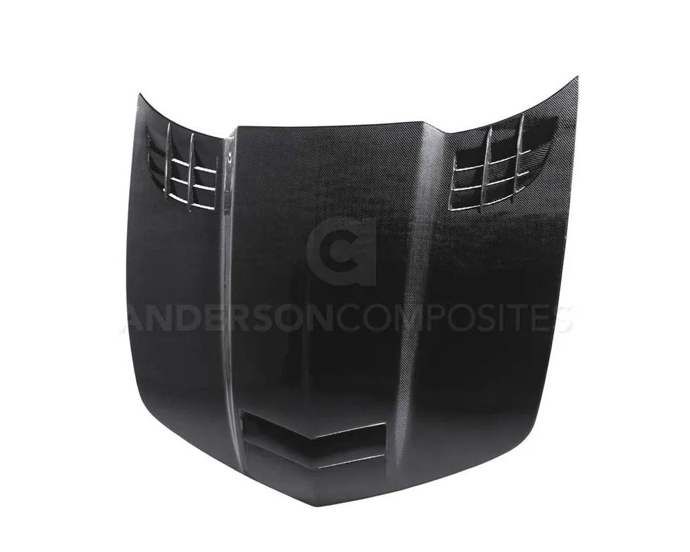 Anderson Composites TTII Style Carbon Fiber Hood Chevrolet Camaro 2010-2013 - AC-HD1011CHCAM-TTII
