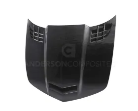 Anderson Composites TTII Style Carbon Fiber Hood Chevrolet Camaro 2010-2013