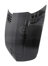 Anderson Composites TTII Style Carbon Fiber Hood Chevrolet Camaro 2010-2013                                     - AC-HD1011CHCAM-TTII - Image 2