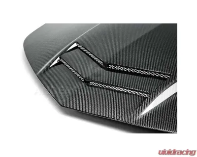 Anderson Composites TT Style Carbon Fiber Hood Chevrolet Camaro 2010-2013 - AC-HD1011CHCAM-TT