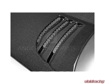 Anderson Composites TT Style Carbon Fiber Hood Chevrolet Camaro 2010-2013 - AC-HD1011CHCAM-TT