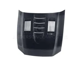Anderson Composites Carbon Fiber Hood SS-Style Ford Mustang Shelby GT500 | GT | V6 2010-2014