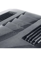 Anderson Composites Carbon Fiber Hood SS-Style Ford Mustang Shelby GT500 | GT | V6 2010-2014                                     - AC-HD1011FDMU-SS - Image 2
