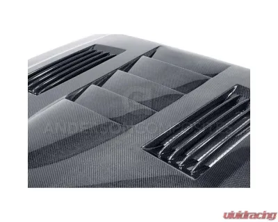 Anderson Composites Carbon Fiber Hood SS-Style Ford Mustang Shelby GT500 | GT | V6 2010-2014 - AC-HD1011FDMU-SS