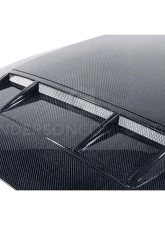 Anderson Composites Carbon Fiber Hood TS-Style Ford Mustang Shelby GT500 | GT | V6 2010-2014                                     - AC-HD1011FDMU-TS - Image 2