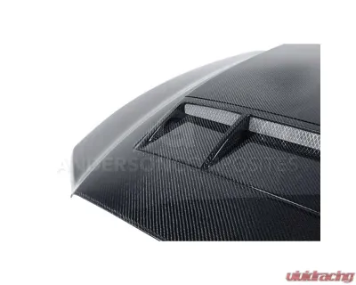 Anderson Composites Carbon Fiber Hood TS-Style Ford Mustang Shelby GT500 | GT | V6 2010-2014 - AC-HD1011FDMU-TS