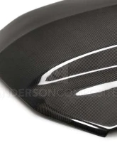 Anderson Composites Type-CJ 3in Carbon Fiber Cowl Hood Ford Mustang 2010-2012                                     - AC-HD10FDMU-CJ - Image 4