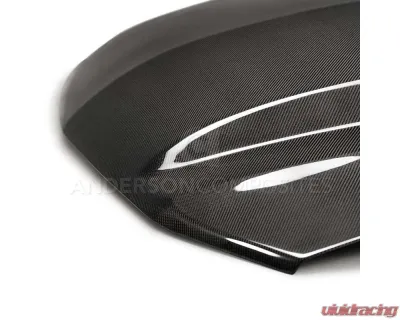 Anderson Composites Type-CJ 3in Carbon Fiber Cowl Hood Ford Mustang 2010-2012 - AC-HD10FDMU-CJ