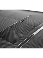 Anderson Composites Carbon Fiber Hood Type-TS Style Dodge Charger 2011-2013                                     - AC-HD1113DGCR4D-TS - Image 3