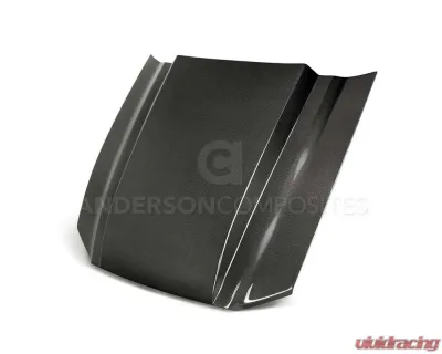 Anderson Composites Type-CJ Carbon Fiber Cowl Hood Ford Mustang 2013-2014 - AC-HD13FDMU-CJ