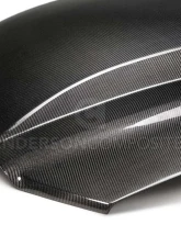 Anderson Composites Type-CJ Carbon Fiber Cowl Hood Ford Mustang 2013-2014                                     - AC-HD13FDMU-CJ - Image 4
