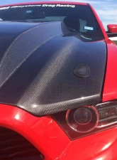 Anderson Composites Type-CJ Carbon Fiber Cowl Hood Ford Mustang 2013-2014                                     - AC-HD13FDMU-CJ - Image 7